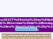 “Técnica aséptica y normas de bioseguri...- Mapa Mental
