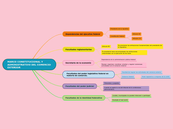 MARCO CONSTITUCIONAL Y ADMINISTRATIVO D...- Mapa Mental