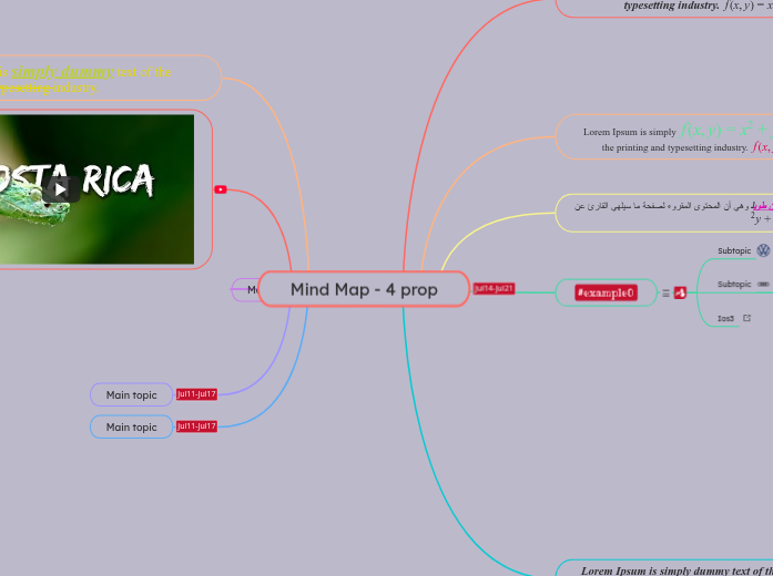 Mind Map - 4 prop