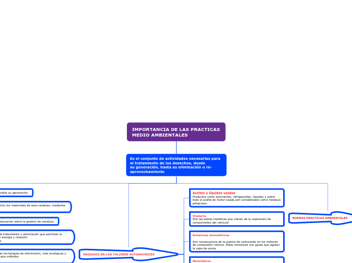 IMPORTANCIA DE LAS PRACTICAS MEDIO AMBI...- Mapa Mental