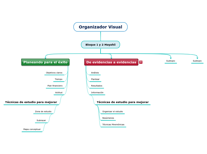 Organizador Visual