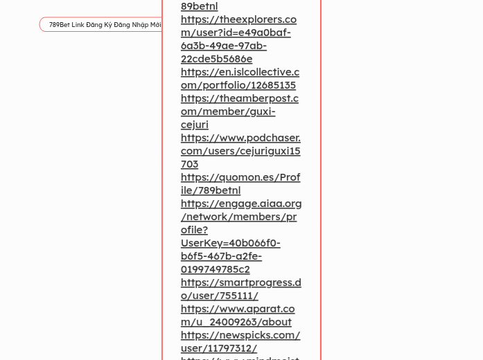 789Bet là nhà cái trực tuyến uy tín, cung c...- Mindmap