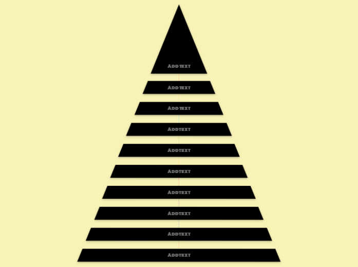 Pyramid mind map (dark) 