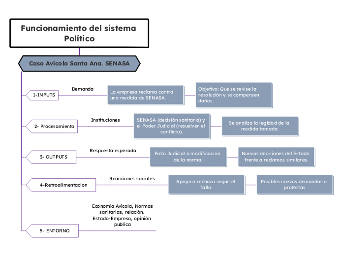Funcionamiento del sistema Político