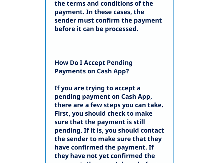 Why Does Cash App Say Pending? How Do i Ac...- Mind Map