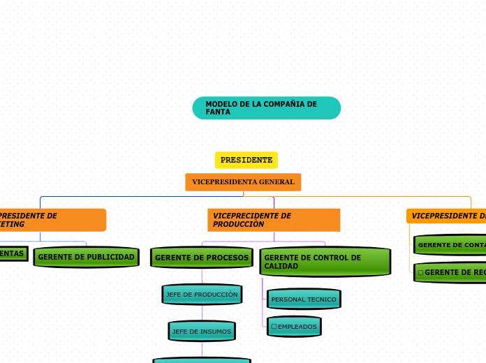 VICEPRESIDENTA GENERAL - Mapa Mental
