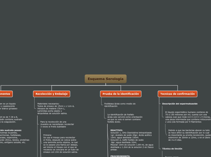 Esquema Serología - Mapa Mental
