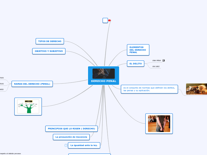 DERECHO PENAL Mapa Mental