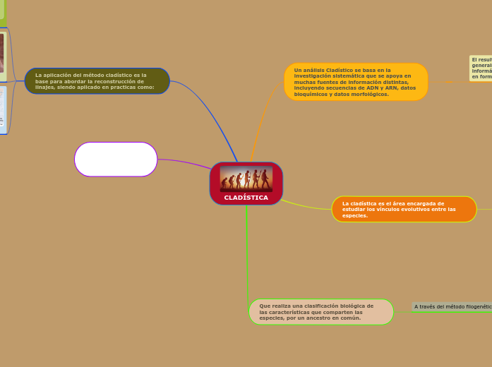 CLADÍSTICA Mapa Mental