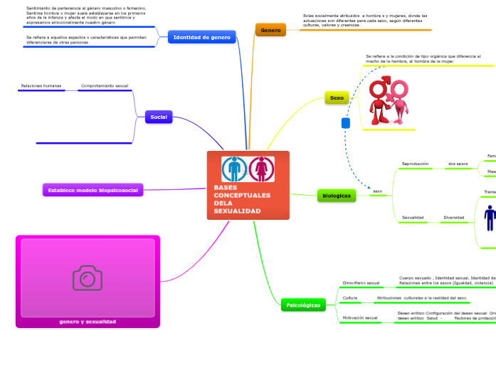 PSICOLOGÍA DE LA SEXUALIDAD Mapa Mental