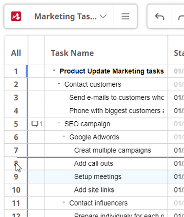 logiciel de diagramme de Gantt en ligne